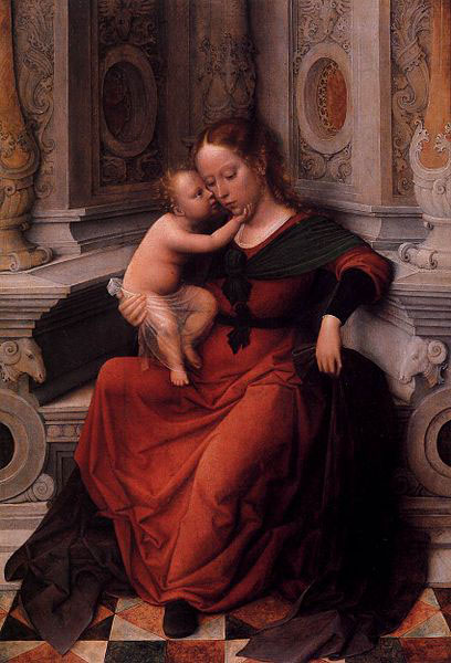 Virgin and Child.